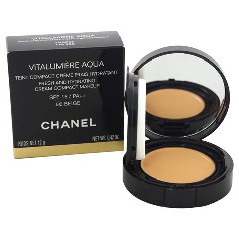 chanel vitalumière aqua cream compact makeup spf 15|chanel vitalumière aqua sunscreen.